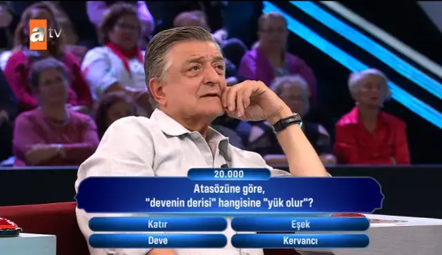 Atasözüne göre, ''devenin derisi'' hangisine ''yük olur''?