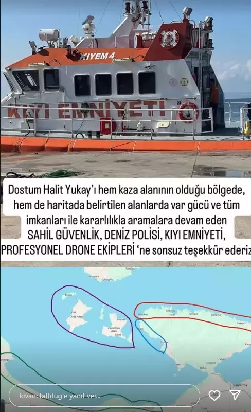 Kıvanç Tatlıtuğ'dan kayıp dostu Halit Yukay için çağrı: 4 bölgeye dikkat