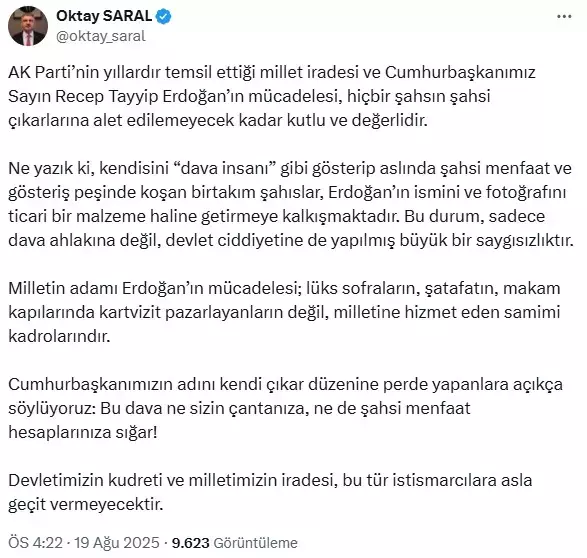 Oktay Saral, isim vermeden Cem Duman'a yüklendi: Bu dava sizin şahsi hesaplarınıza sığmaz